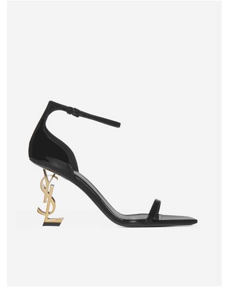 tacon ysl|OPYUM Sandals in patent leather .